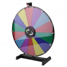 2018 New Upgraded 24inch 14 Grids Color Prize Wheel Tabletop Spin Game Lucky Rotary Module Wheel For Fortune Trade Show Fun Game(Quantity Of 14 Color)   570863137
